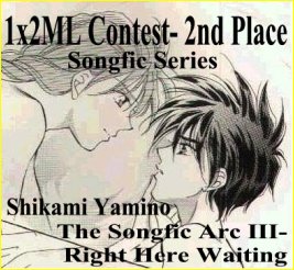 Waii~!  Right Here Waiting won 2nd place!