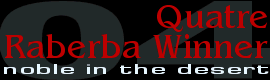 Quatre Raberba Winner: Noble in the Desert